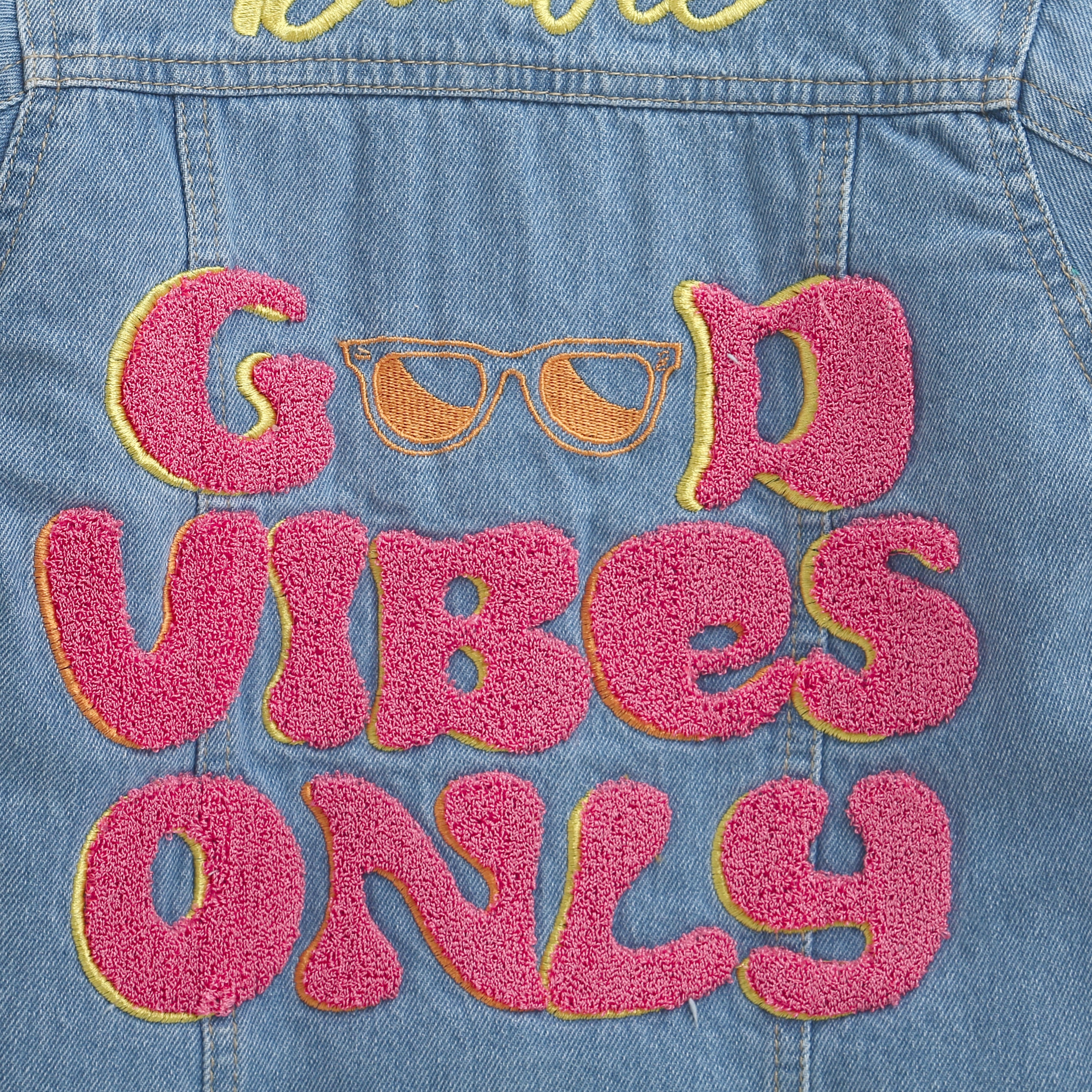 Barbie Classic Blue Denim Jacket For Girls | Casual Everyday Outerwear | Kids | Tiny Girl India