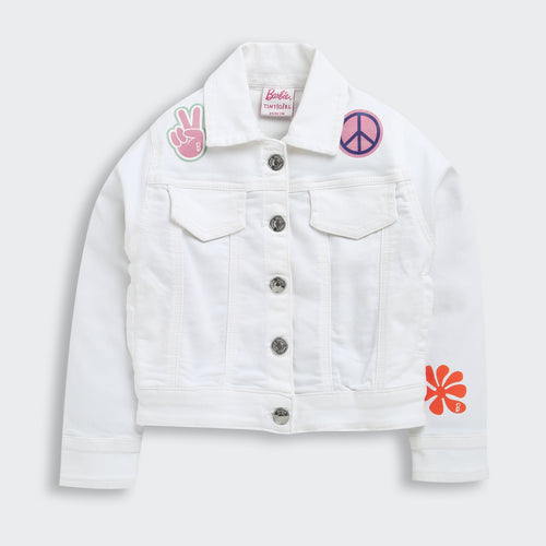 Barbie White Denim Jacket BAJ2056