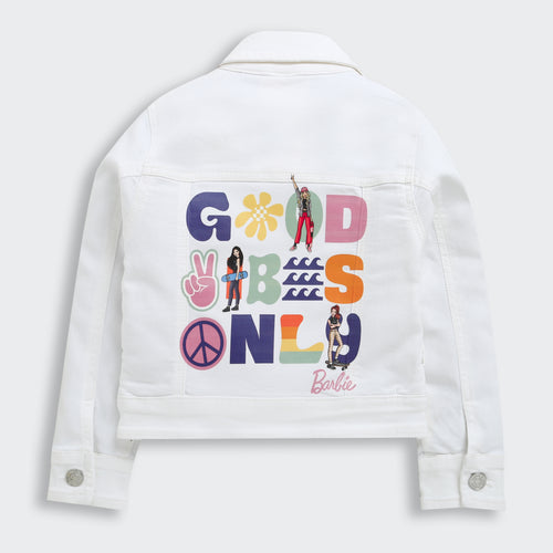 Barbie White Denim Jacket BAJ2056