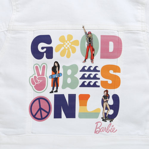 Barbie White Denim Jacket BAJ2056