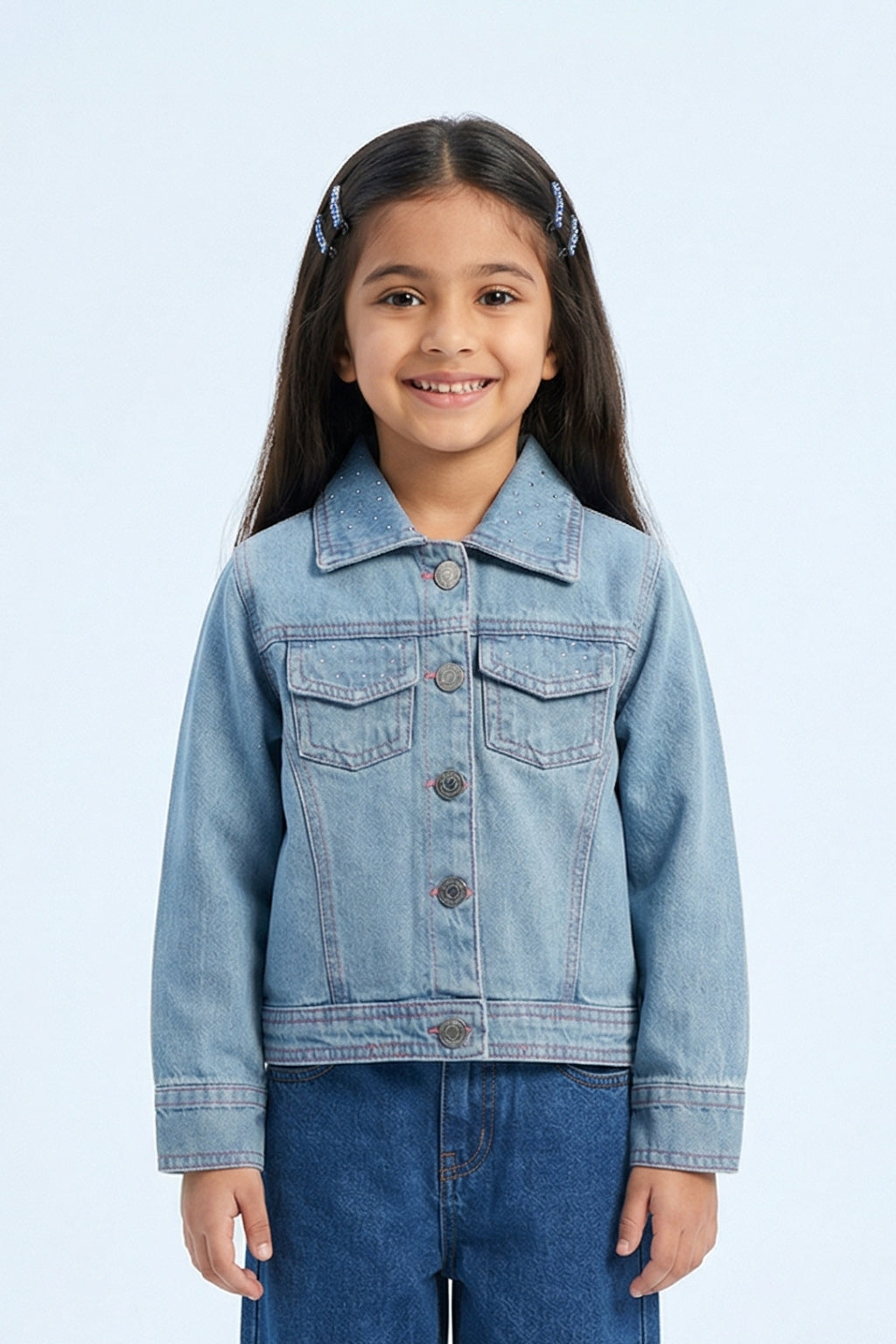 Barbie Full Sleeves Solid Jacket BAJ2058