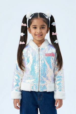 Barbie Sequin Bomber Jacket BAJ2059