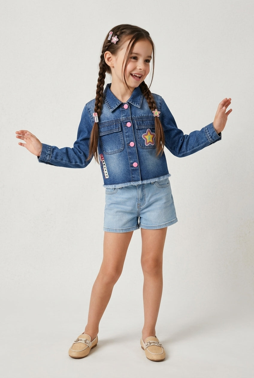 Barbie Dark Blue Denim Jacket BAJ2078