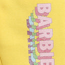 Barbie Yellow Track Pants for Girls | Vibrant Kids Joggers | Comfortable Cotton Lowers | Fashionable Children's Playwear | Buy Barbie Online India