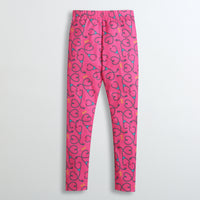 Tiny Girl Pink Full Length Leggings | Trendy Girls Outfit Online | Kids