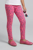 Pink Full Length Leggings BALG003