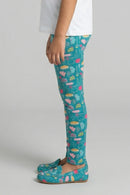 Green Full Length Leggings BALG004