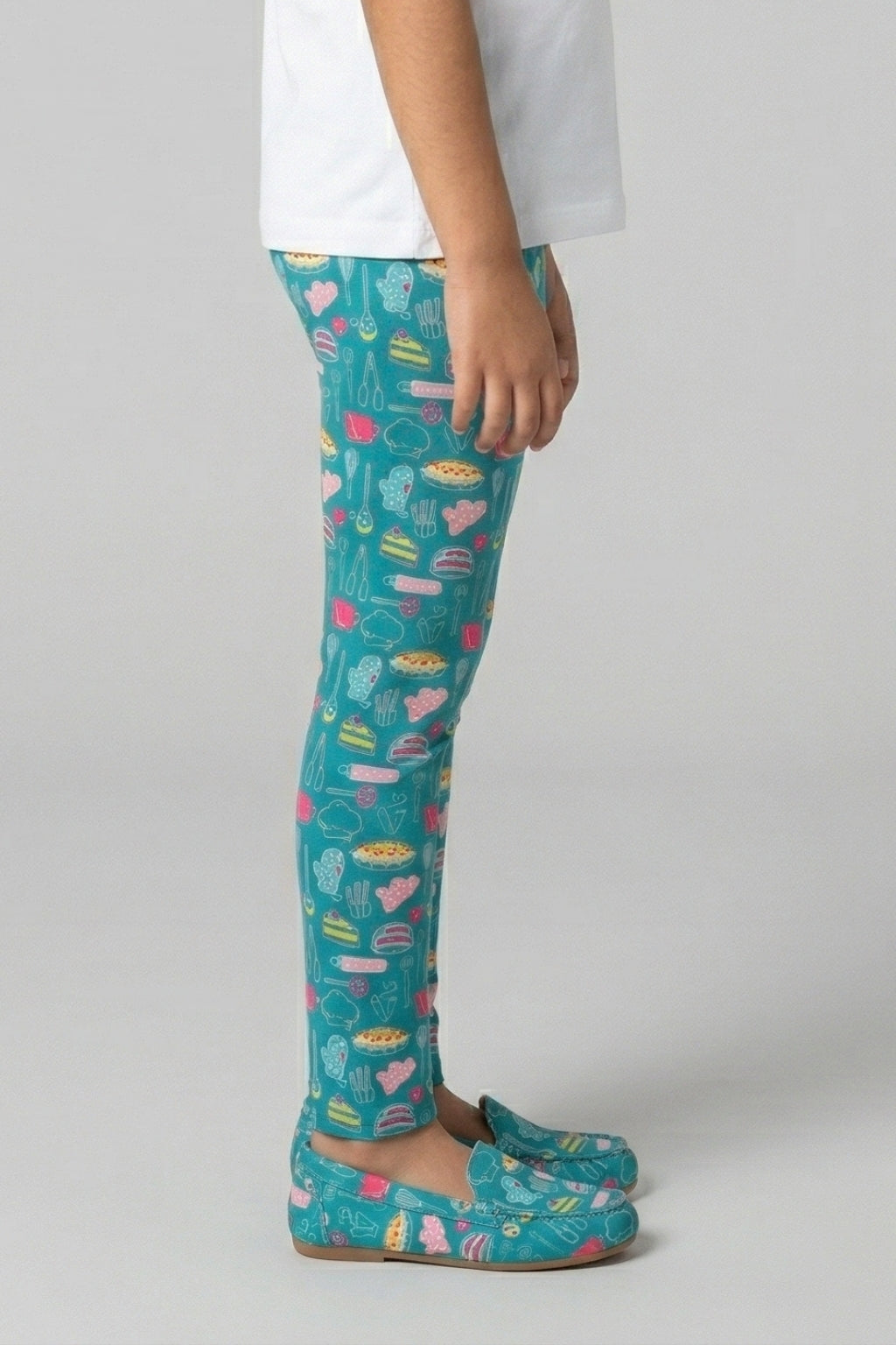 Green Full Length Leggings BALG004
