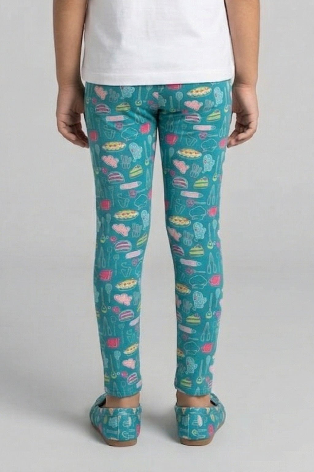 Green Full Length Leggings BALG004