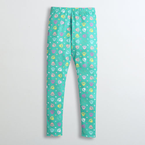 Sea Green Full Length Leggings BALG005