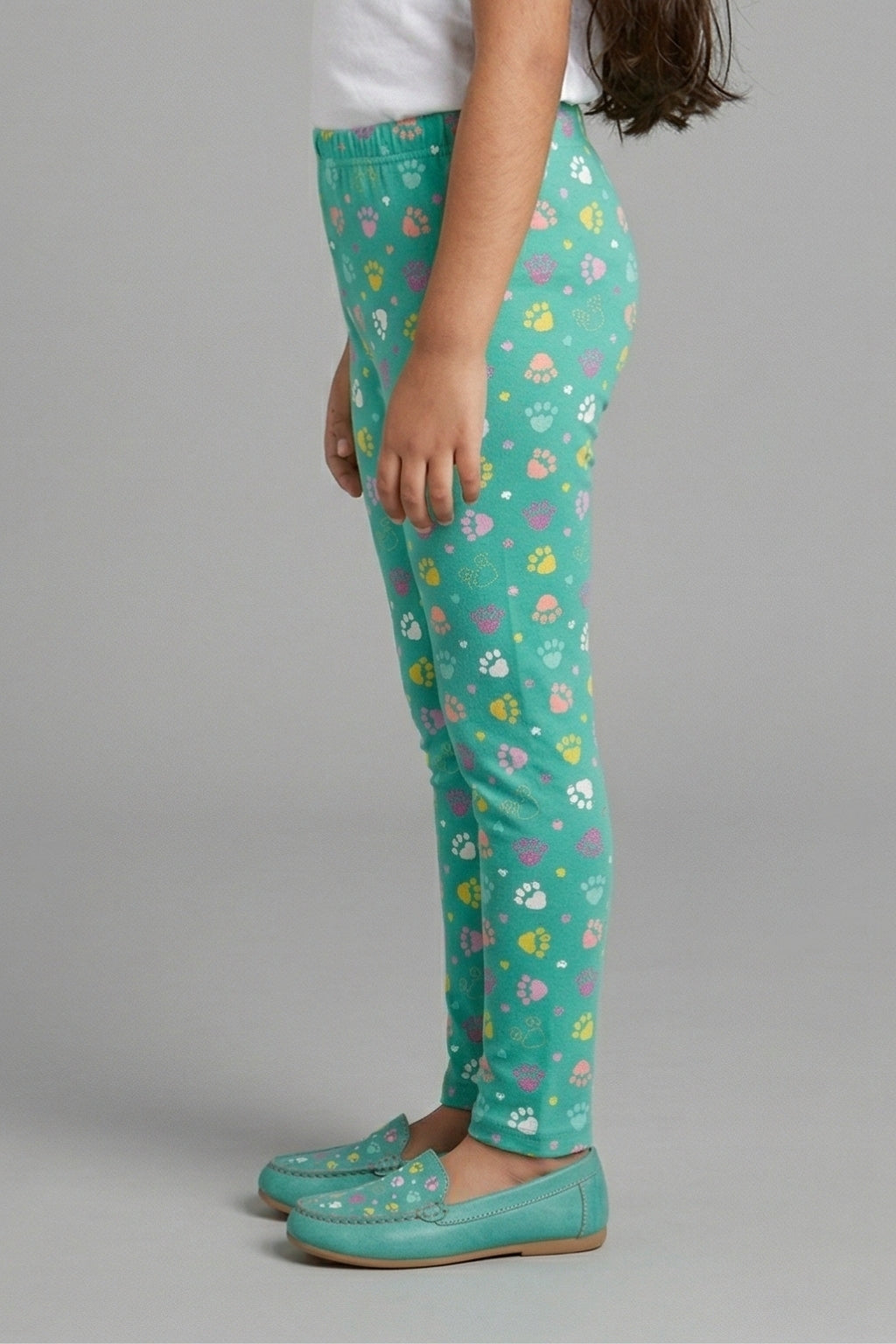 Sea Green Full Length Leggings BALG005