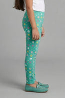 Sea Green Full Length Leggings BALG005