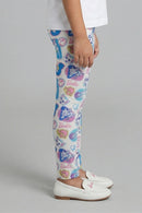Blue Full Length Leggings BALG006