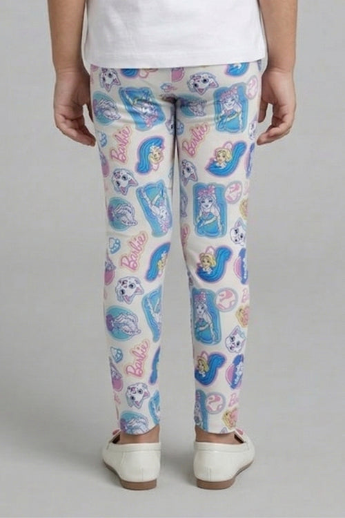 Blue Full Length Leggings BALG006