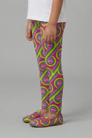Purple Full Length Leggings BALG007