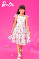 Barbie Strap Midi Frill & Cuff | Trendy Girls Outfit Online | Kids