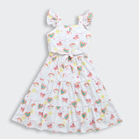 Barbie Strap Midi Frill & Cuff | Trendy Girls Outfit Online | Kids