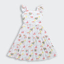 Barbie Strap Midi Frill & Cuff | Trendy Girls Outfit Online | Kids