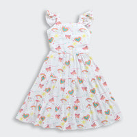 Barbie Strap Midi Frill & Cuff | Trendy Girls Outfit Online | Kids