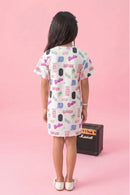 Barbie Printed Midi Dress BAM1108