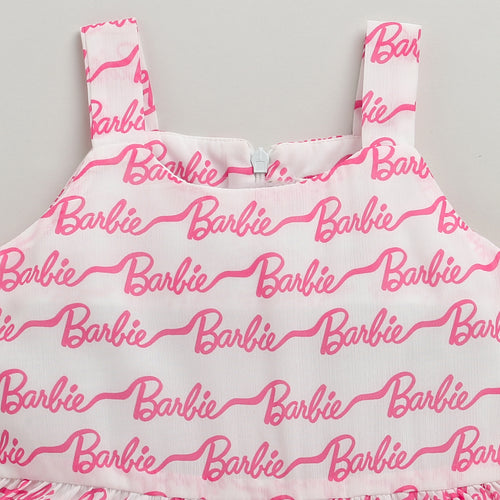 Barbie Spaghetti Strap Calf Length Midi Dress BAM1109