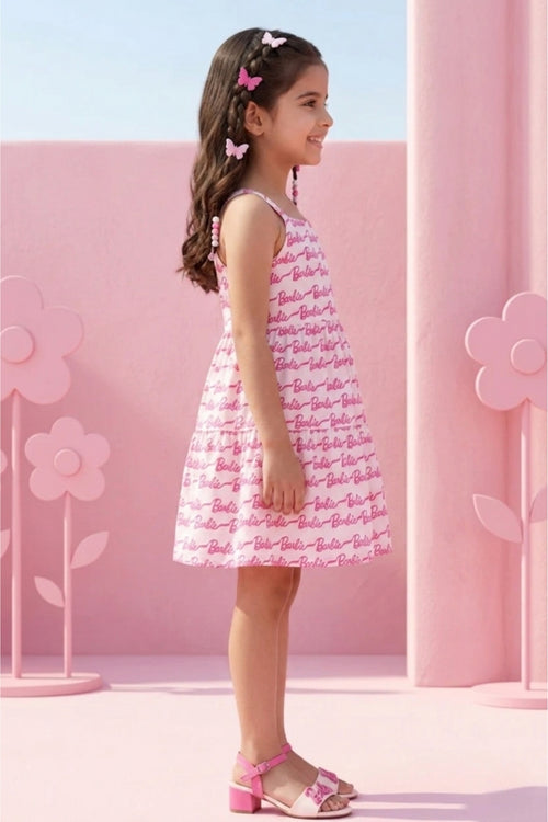 Barbie Spaghetti Strap Calf Length Midi BAM1109