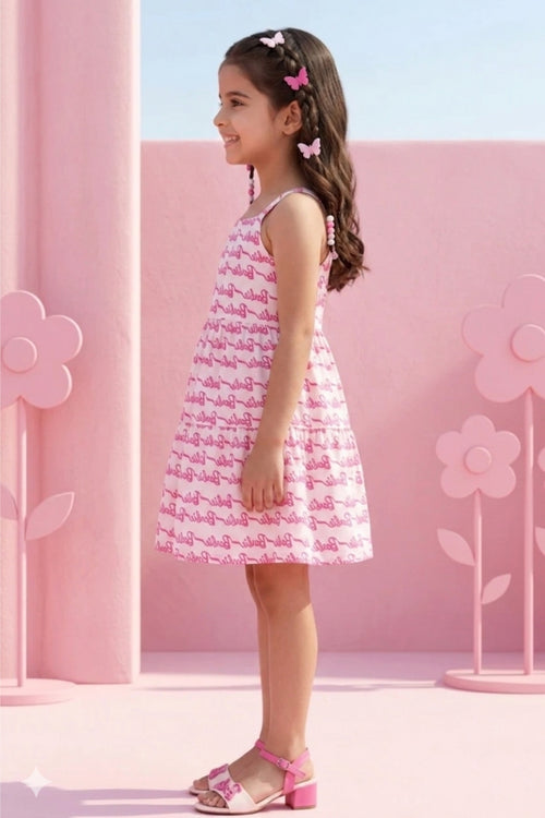 Barbie Spaghetti Strap Calf Length Midi BAM1109