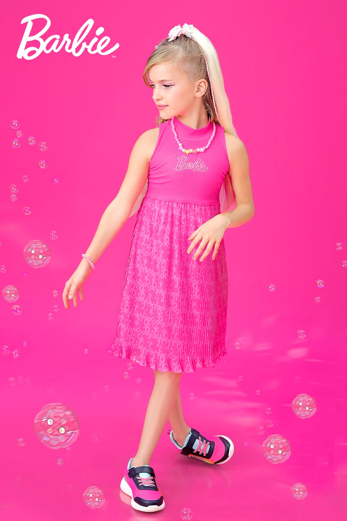 Barbe Rond Buy Barbie Round Neck Knitted Top Pleated BAM1116