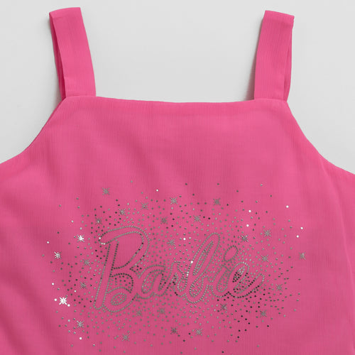Barbie Spaghetti Strap 3-Layered Midi BAM1120