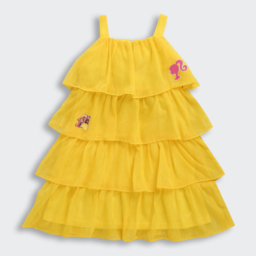 Barbie Spaghetti Neckline Layered Midi Layered BAM1127