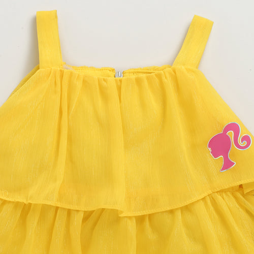 Barbie Spaghetti Neckline Layered Midi Layered BAM1127