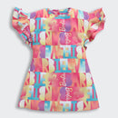 Barbie Round Neck Piped Midi 2-Layer | Trendy Girls Outfit Online | Kids