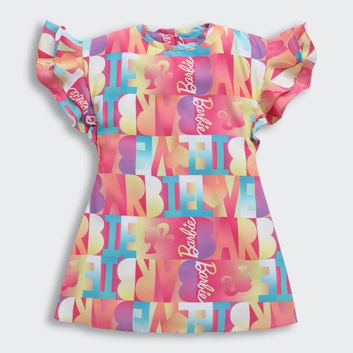 Barbie Round Neck Piped Midi BAM1131