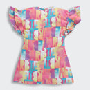 Barbie Round Neck Piped Midi 2-Layer | Trendy Girls Outfit Online | Kids