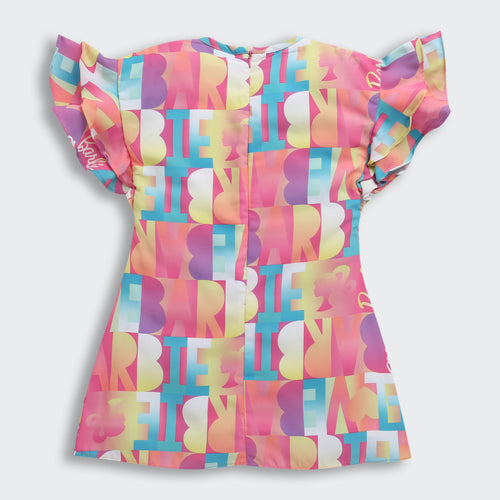 Barbie Round Neck Piped Midi BAM1131