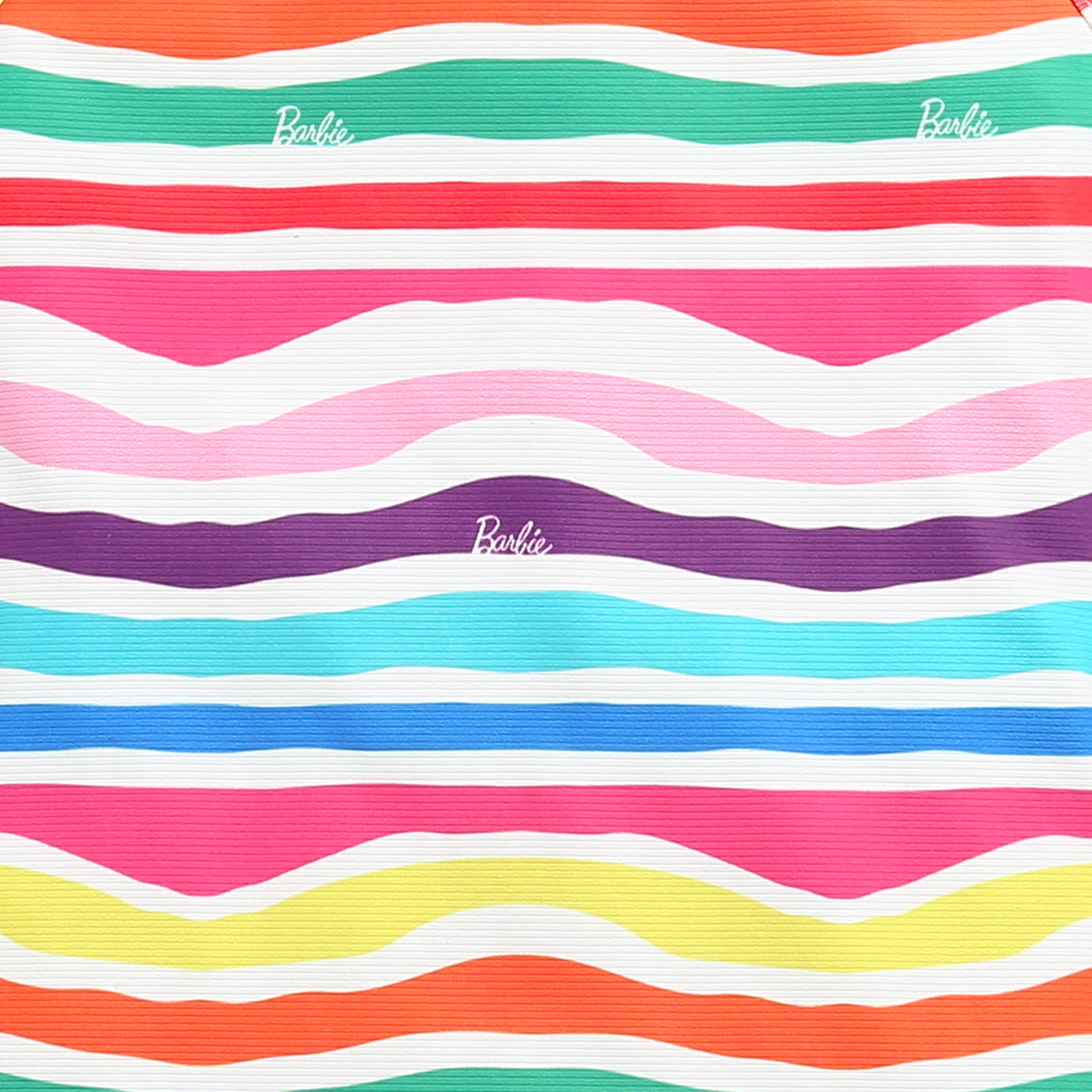 Barbie Multicolor Striped Sleeveless Bodycon Multi Shade Dress | Girls Stylish Party Dress India | Kids