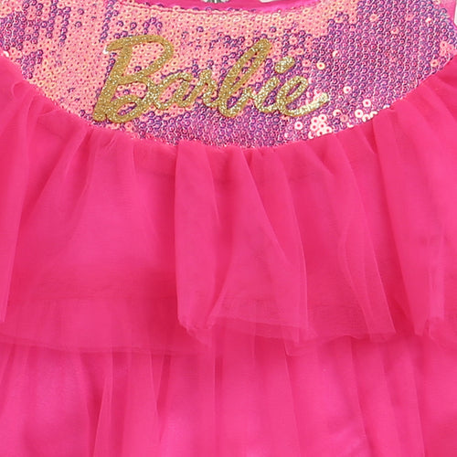 Barbie A-Line Midi Sequin Yoke Frill BAM1146