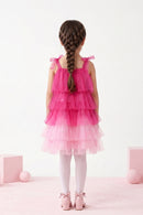Barbie A-Line Midi Sequin Yoke Frill BAM1146