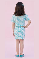 Barbie Blue Making Waves Printed Dress BAM1194