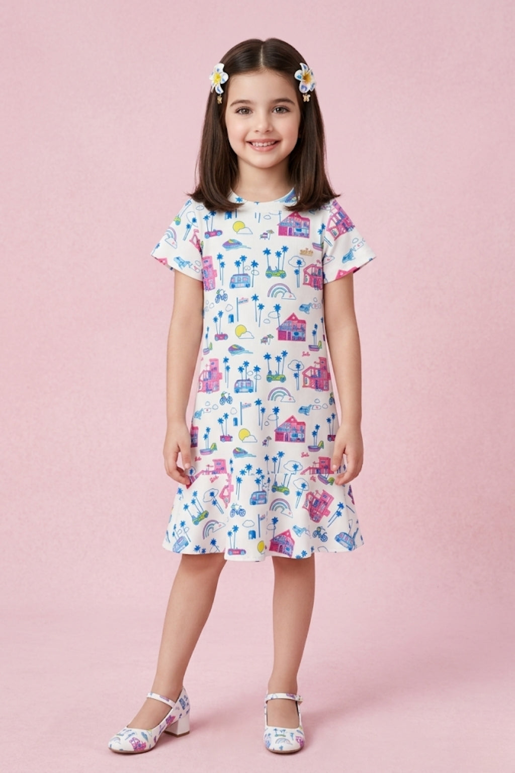 Barbie Vacation Theme Printed Short Sleeve BAM1196