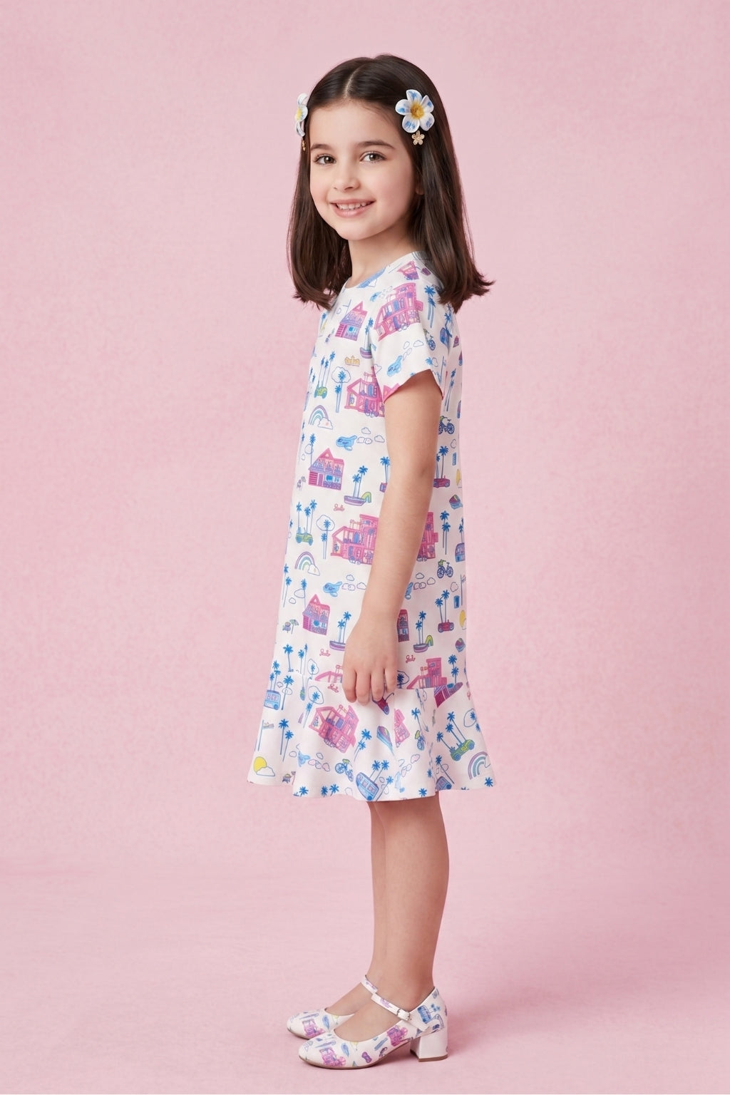 Barbie Vacation Theme Printed Short Sleeve BAM1196