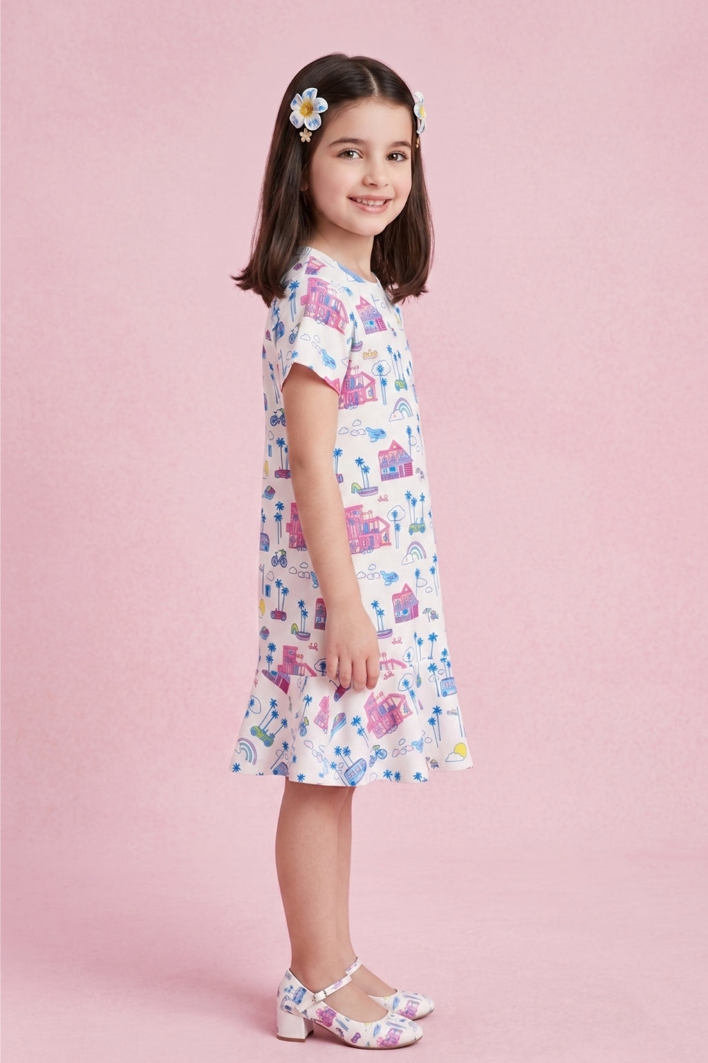 Barbie Vacation Theme Printed Short Sleeve BAM1196
