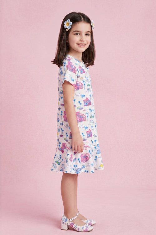 Barbie Vacation Theme Printed Short Sleeve BAM1196
