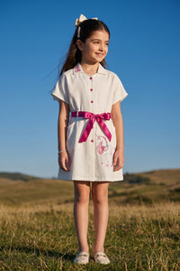 Barbie White Unicorn Shirt Dress BAM1277