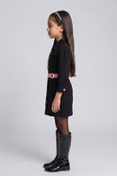 Barbie Black Belted Shirt Dress BAM1332