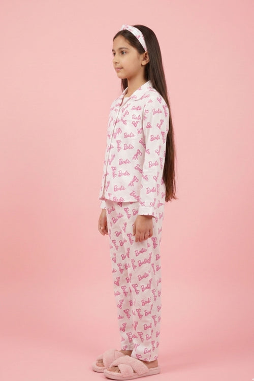 Barbie Cotton Printed Nightwear Set BANS0028