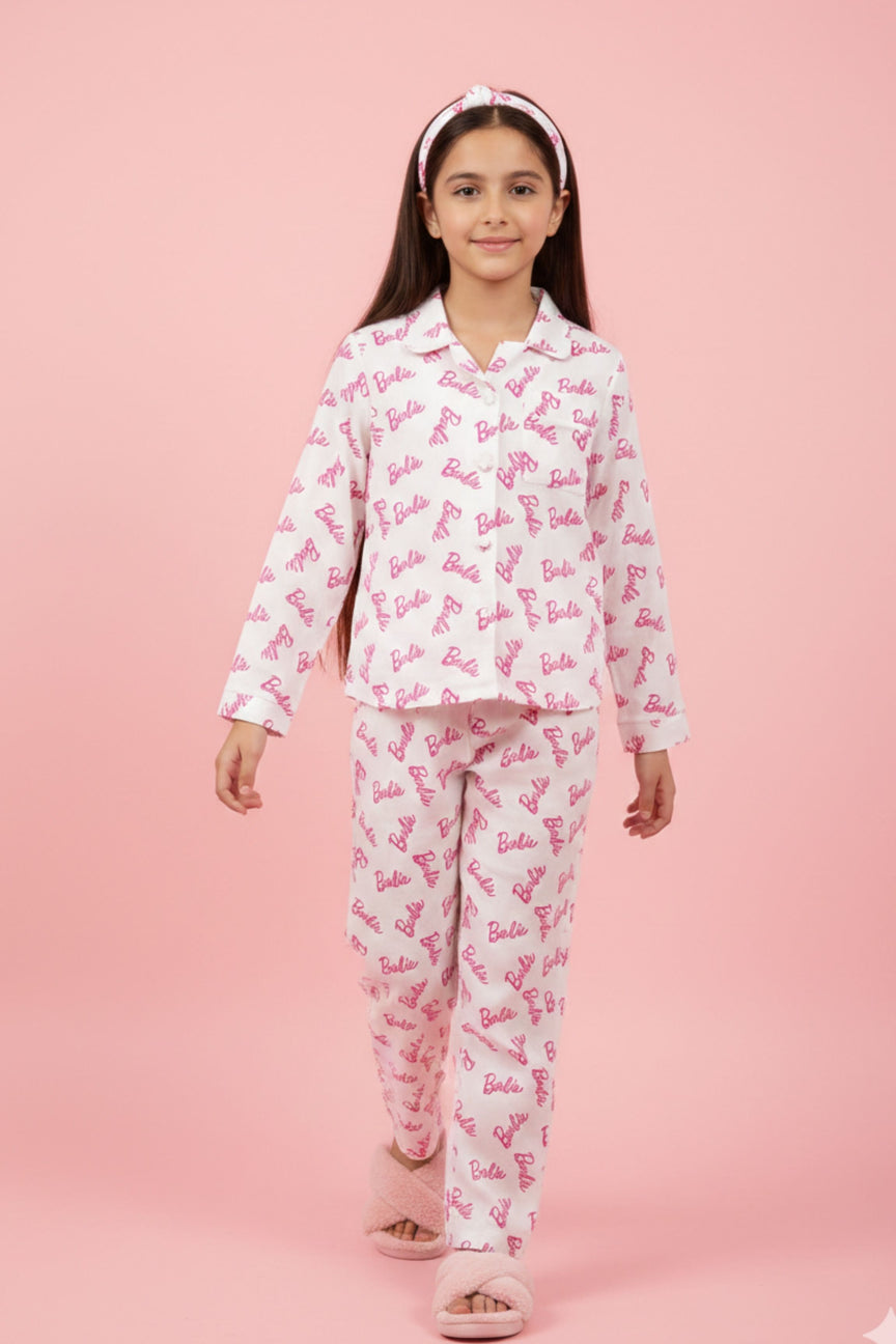 Barbie Cotton Printed Nightwear Set BANS0028