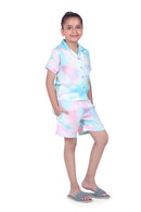 Tiny Girl Pastel Unicorn Print Night Suit for Girls
