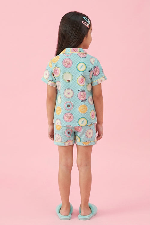 Barbie Girls Printed Night Suit Set BANS0058