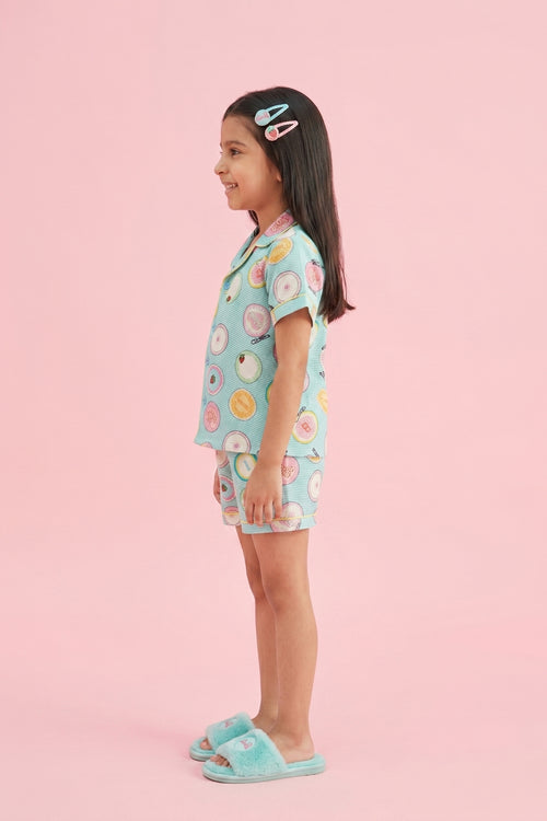 Barbie Girls Printed Night Suit Set BANS0058
